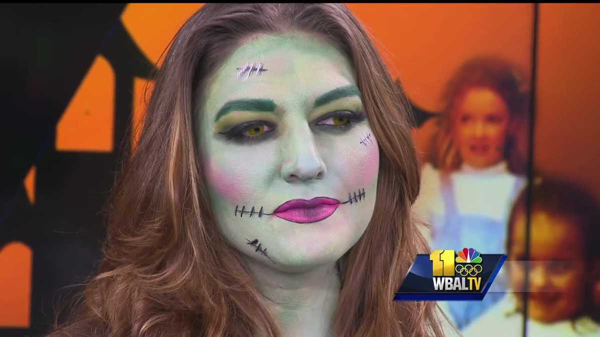 Video Makeup artist shows Halloween makeup looks
