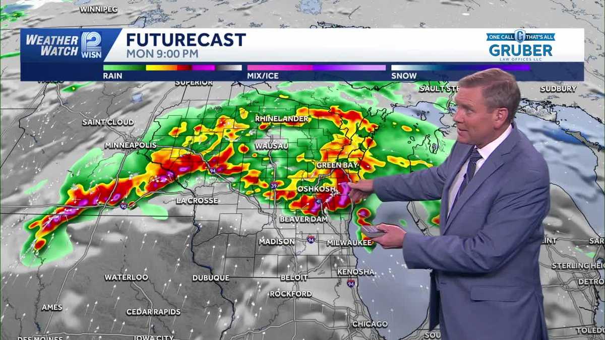 Rounds and rounds of severe storms in SE Wisconsin