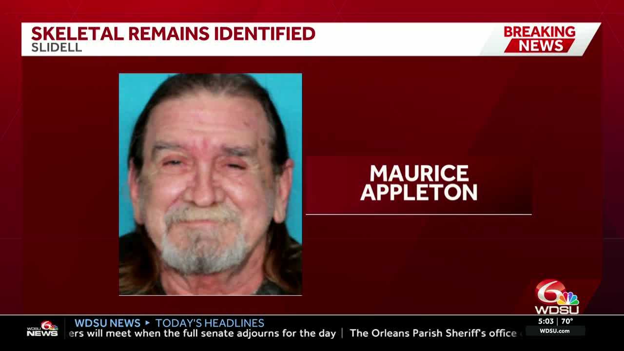 Coroner identifies human remains found near Slidell