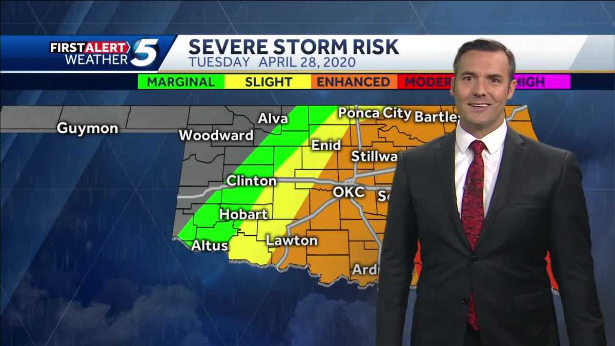 FORECAST: Large hail expected today