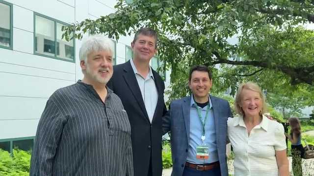 Transplant patient reunites with doctor after coworker donated kidney