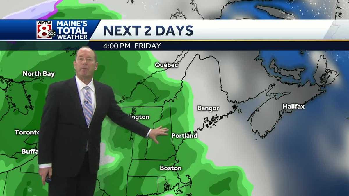 Quiet tonight, with rain returning on Friday