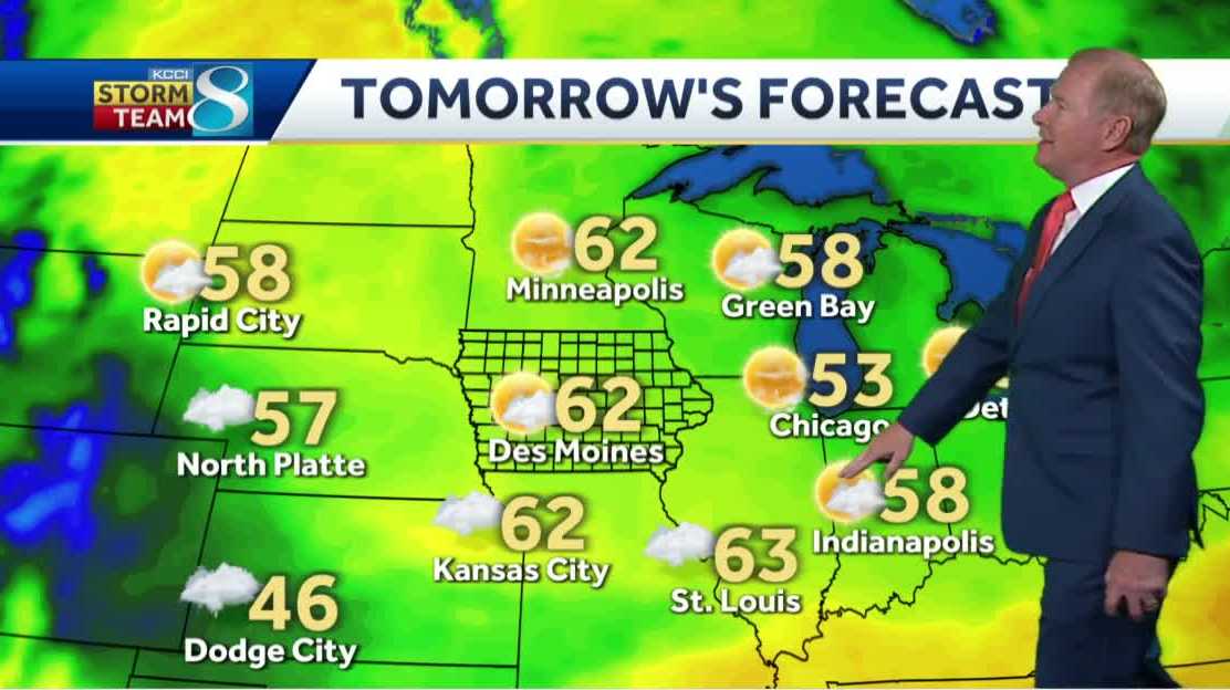 Iowa weather forecast Tuesday May 11