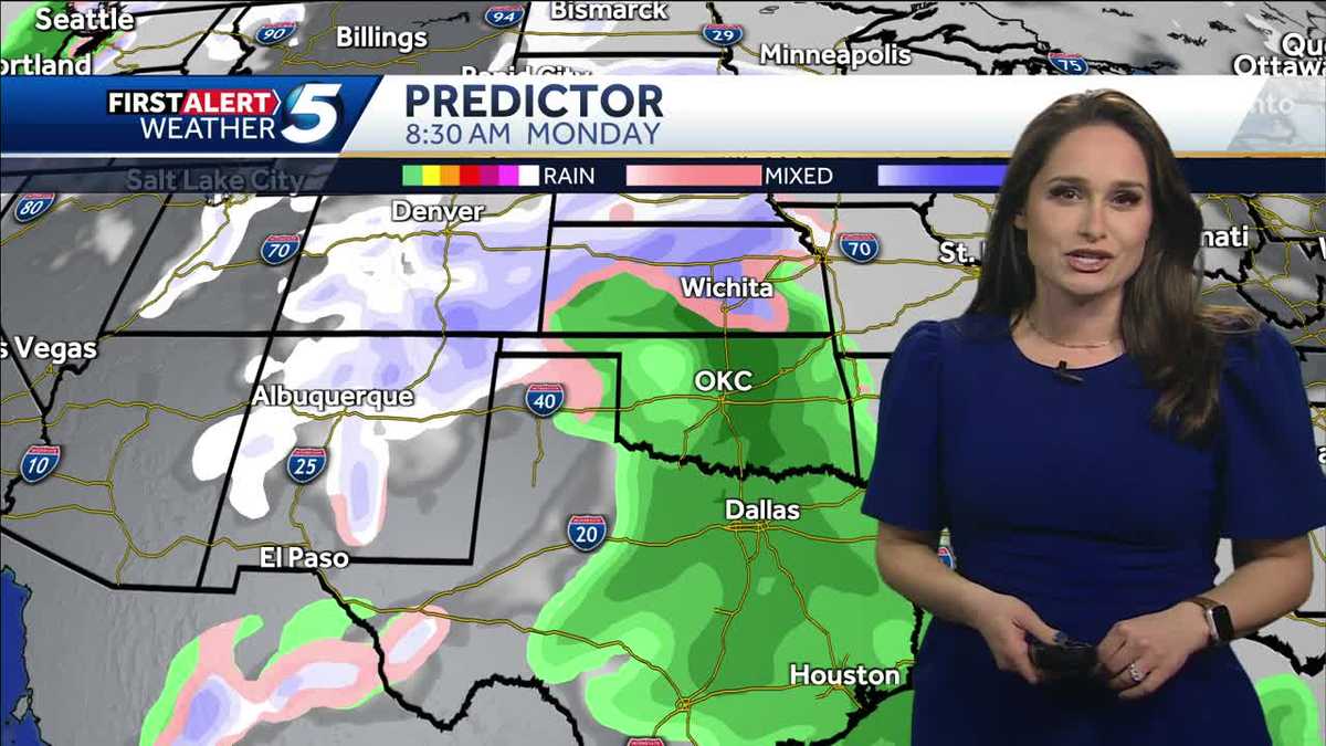One more day of 50s before rain and snow arrive