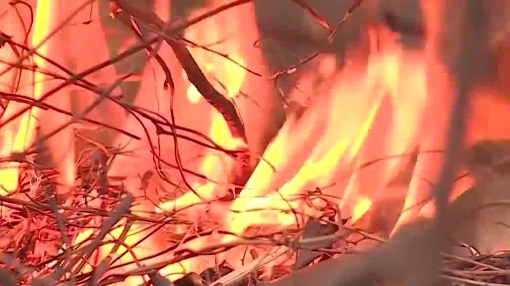 Heat and lightning risk create brush fire concerns