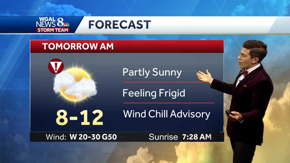 Arctic air takes over the Commonwealth into Christmas weekend