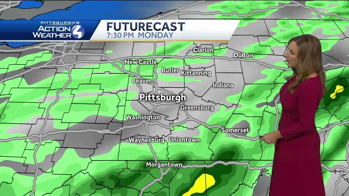 Forecast: Rainy Monday