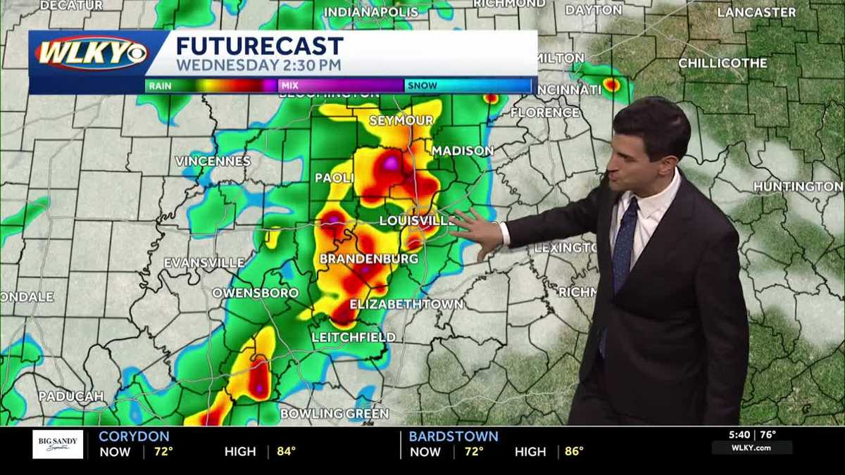 Storms likely Wednesday