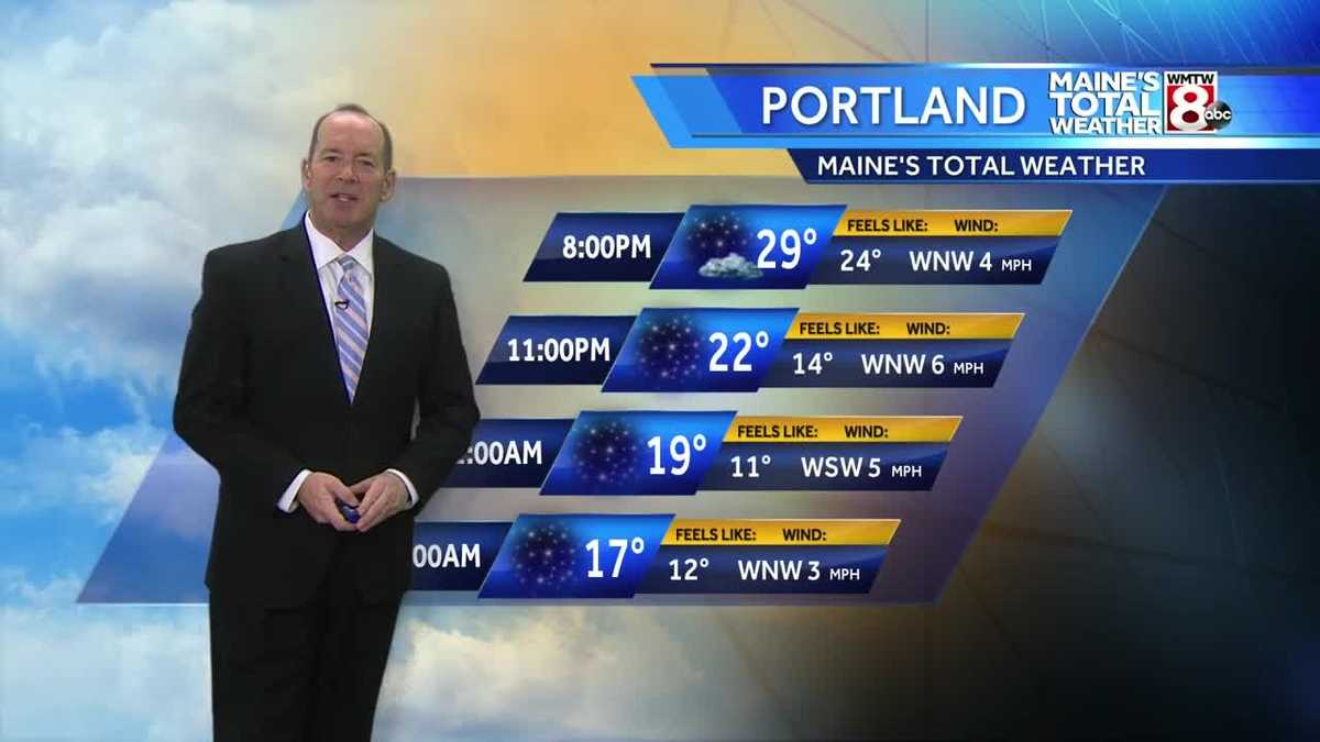 Skies clear with seasonable temperatures overnight