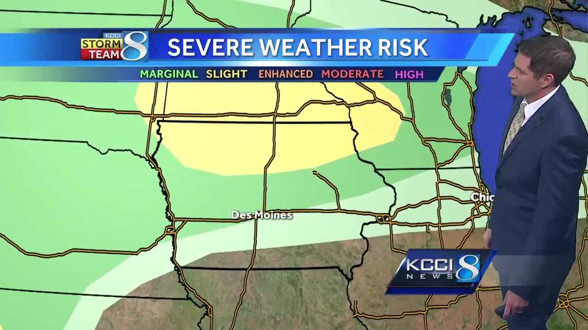 Videocast: Iowa part of severe storm risk area