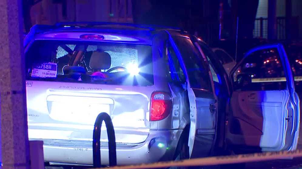 Van riddled with bullets, 2 hurt in Milwaukee