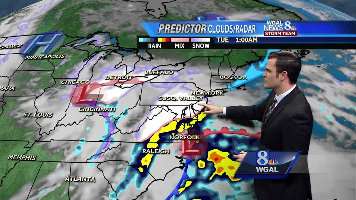 Snow Is Likely Monday Night Into Tuesday