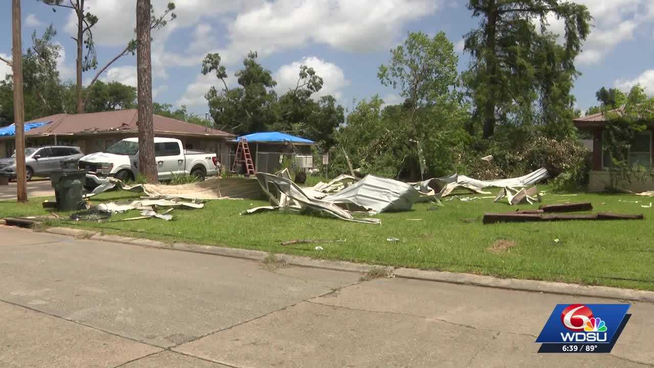 Houma tornado survivors begin recovery process, local group steps up to help