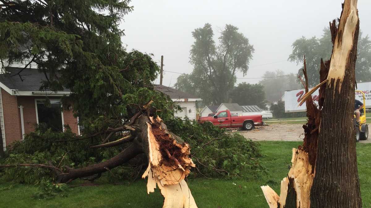 Video Storm Damage In Radcliffe