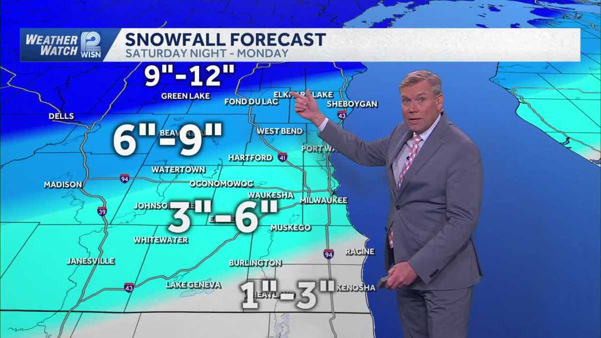 Powerhouse weekend storm for SE Wisconsin
