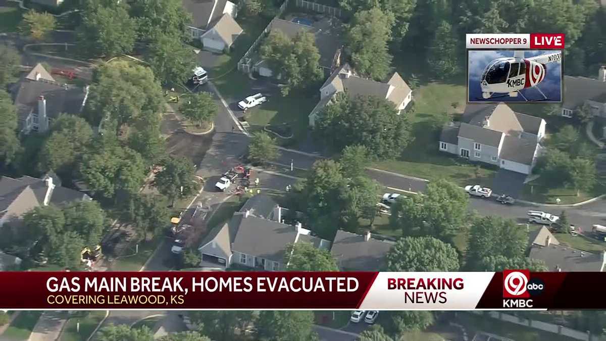 Gas leak forces 30 people in Leawood to leave their homes