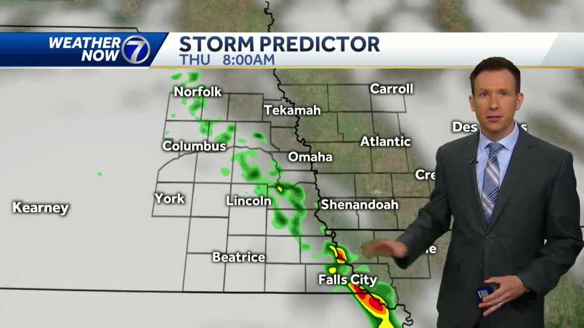 Storm Chances Trending Southwest Today And Tomorrow