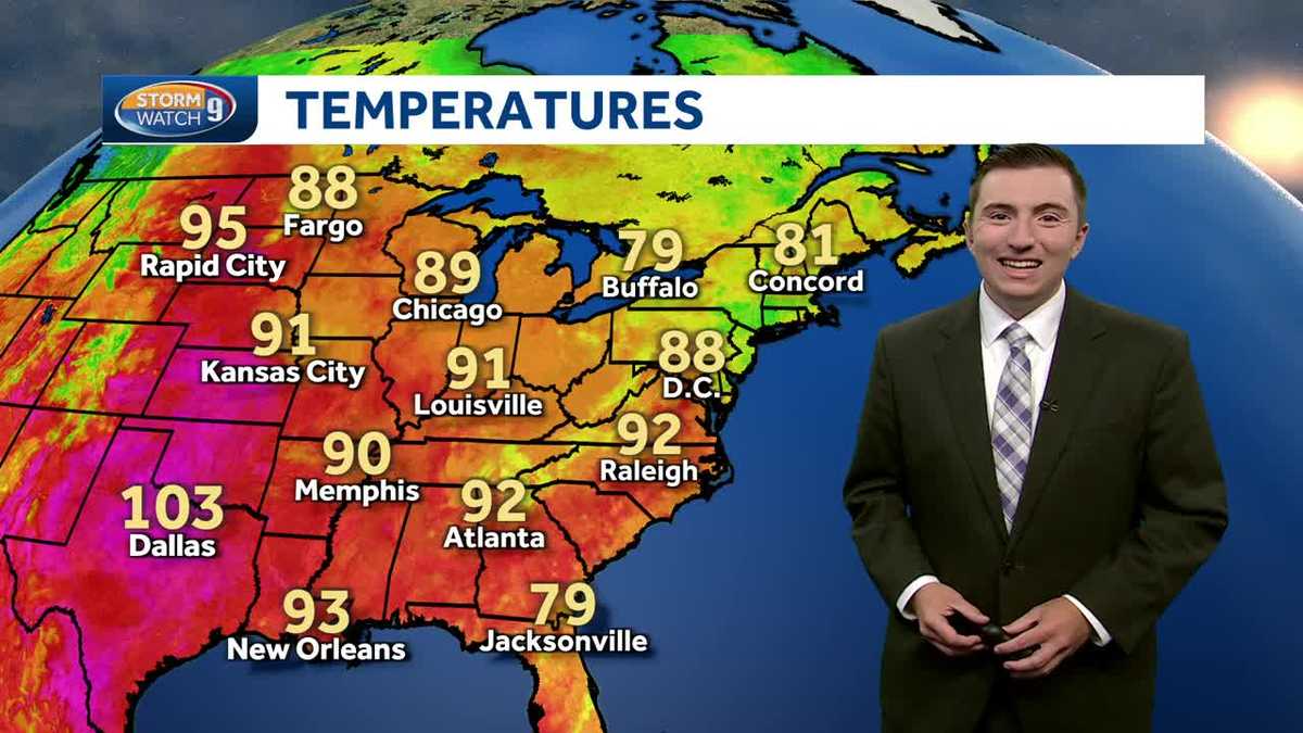 NH forecast video: Warmer, more humid weather ahead