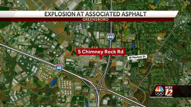 NC: Greensboro fire crews investigating explosion at Associated Asphalt