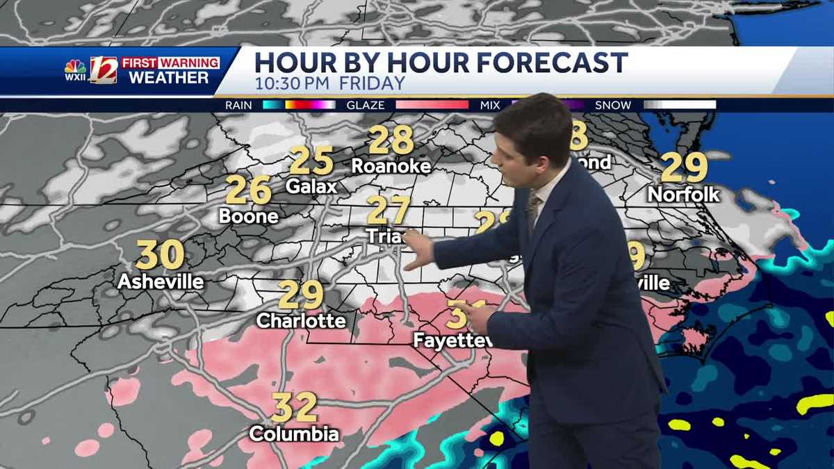 WATCH: Cold & dry Thursday, snow on the way