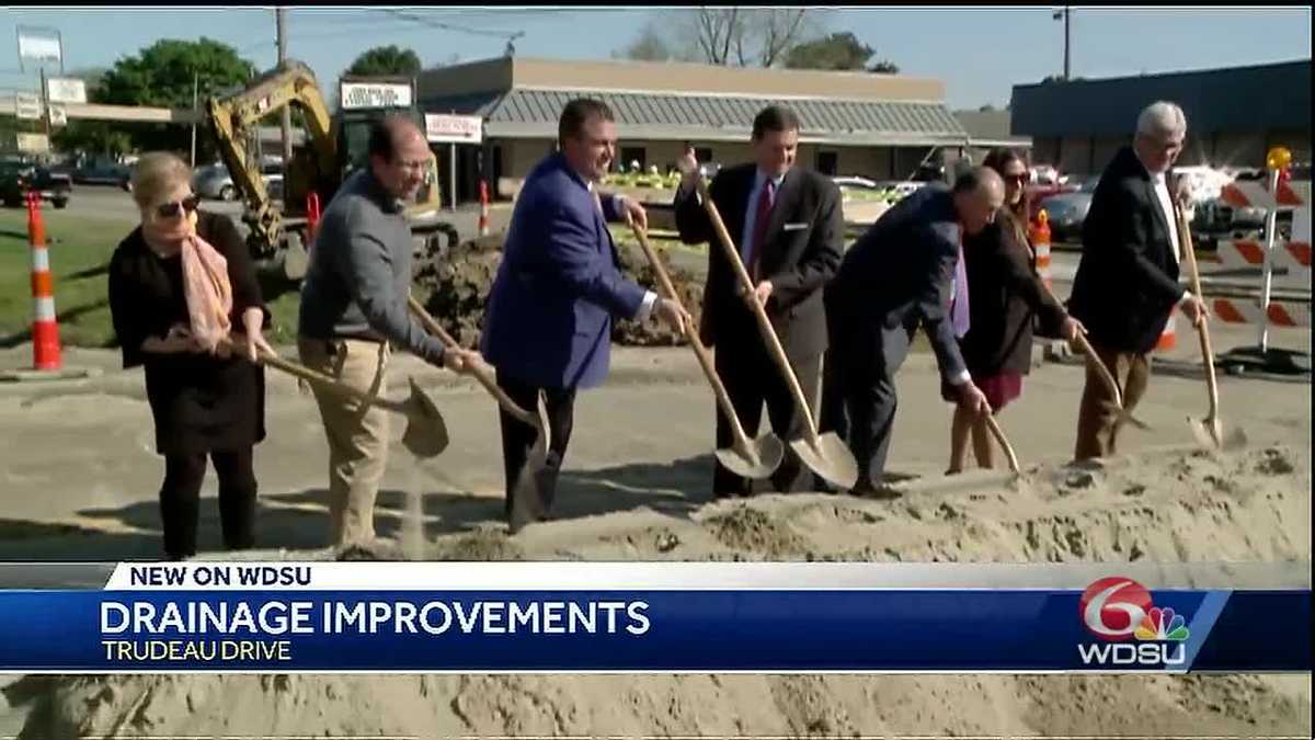 Groundbreaking on drainage work to improve canals, alleviate flooding ...