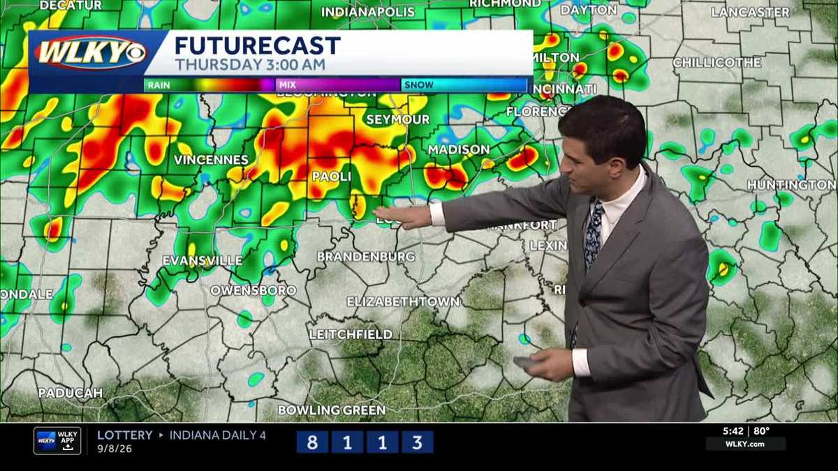 Hot and humid Wednesday, storm chances tonight