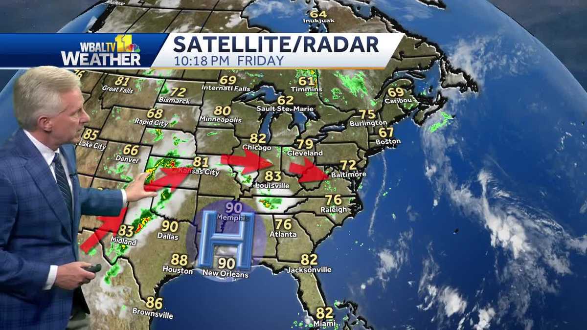 Scattered storms pop up Saturday afternoon