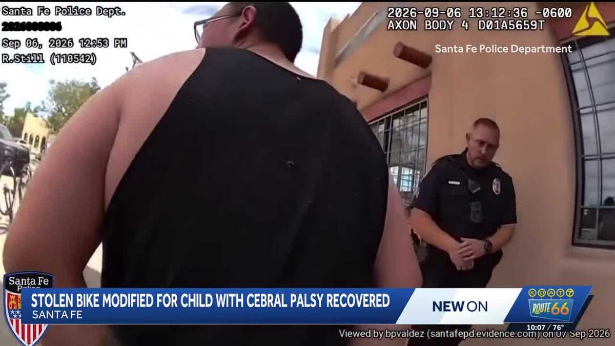Santa Fe police recover stolen bike modified for child with cerebral palsy