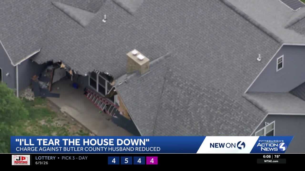 'If it's over, I’ll tear the house down': Pennsylvania man accused of using excavator to tear into home with family inside