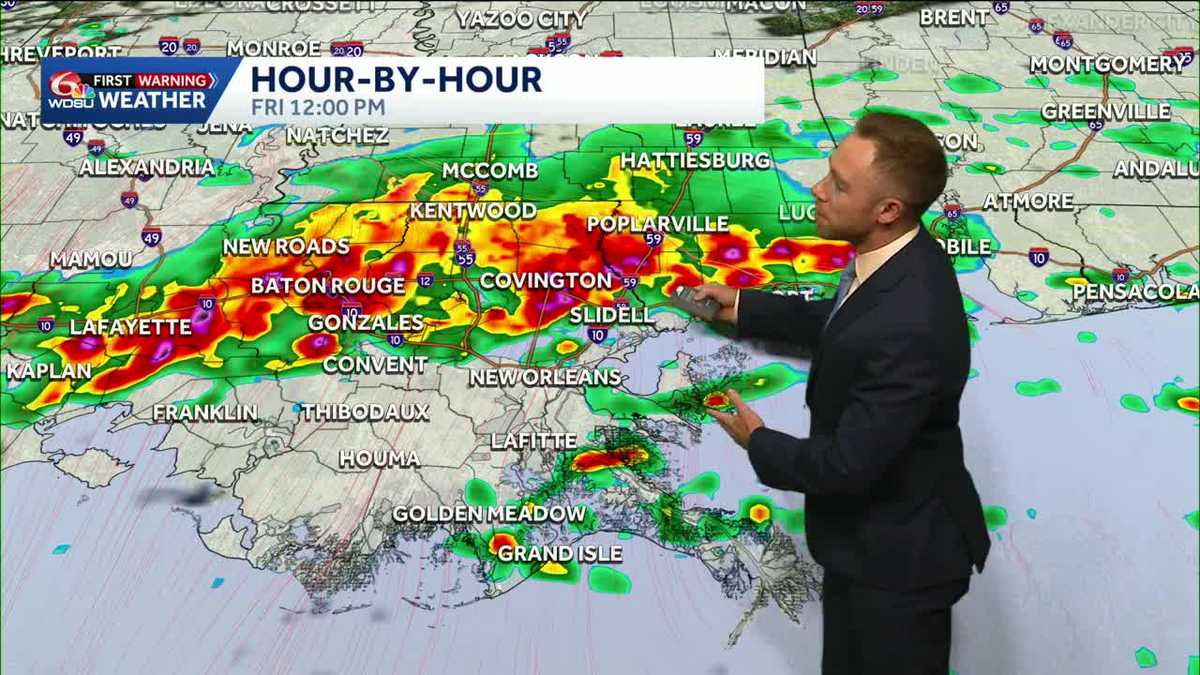 Heavy rain, severe risk tomorrow and into the weekend