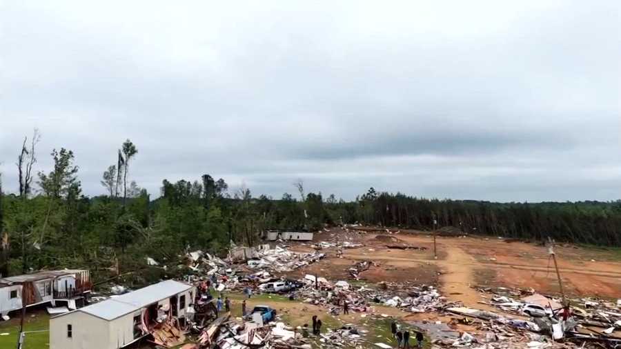 Photos and Videos: Tornadoes leave trail of damage in Mississippi