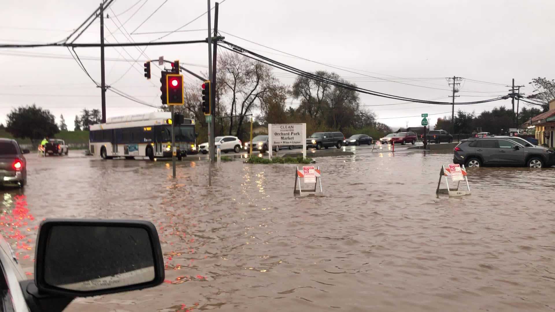 Santa Cruz storm recovery Evacuation orders still in place water