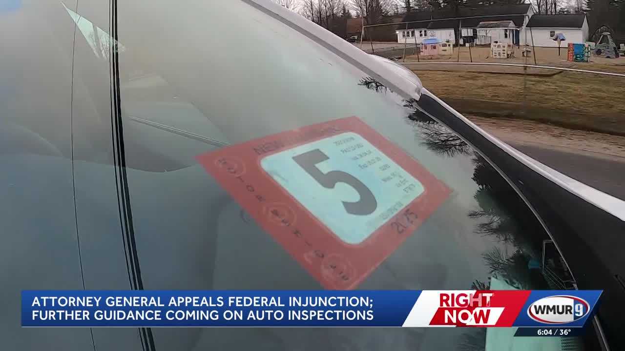 NH Attorney General appeals federal injunction on auto inspections; further guidance coming