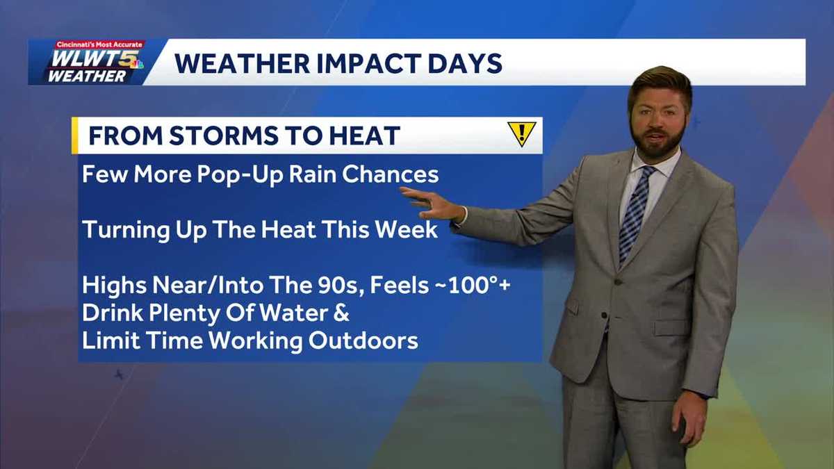 From storms to summer heat and humidity for Greater Cincinnati