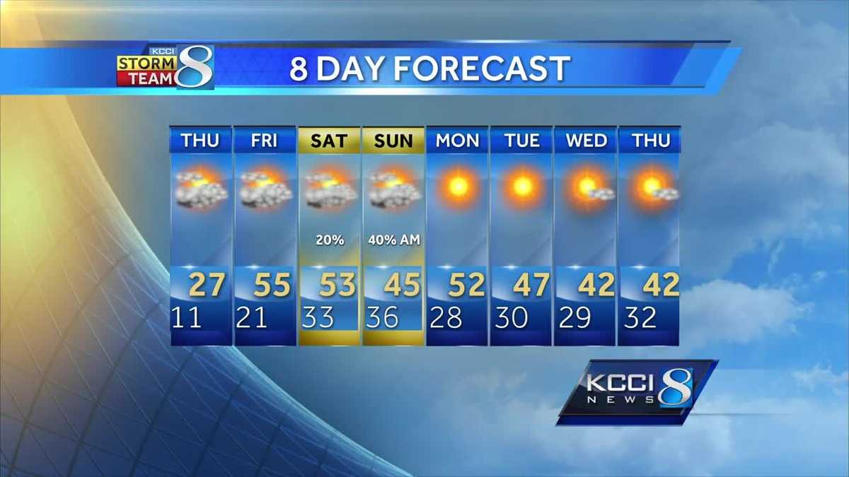 Videocast: Cold Thursday, then warm weather ahead