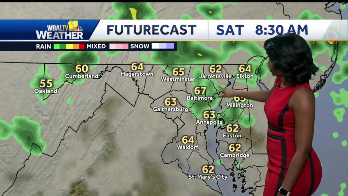 Warm Friday, rain and possible thunderstorms Saturday