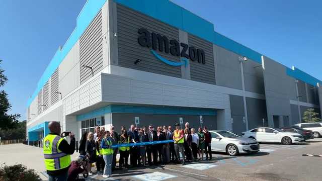 Slidell cuts ribbon on new Amazon facility