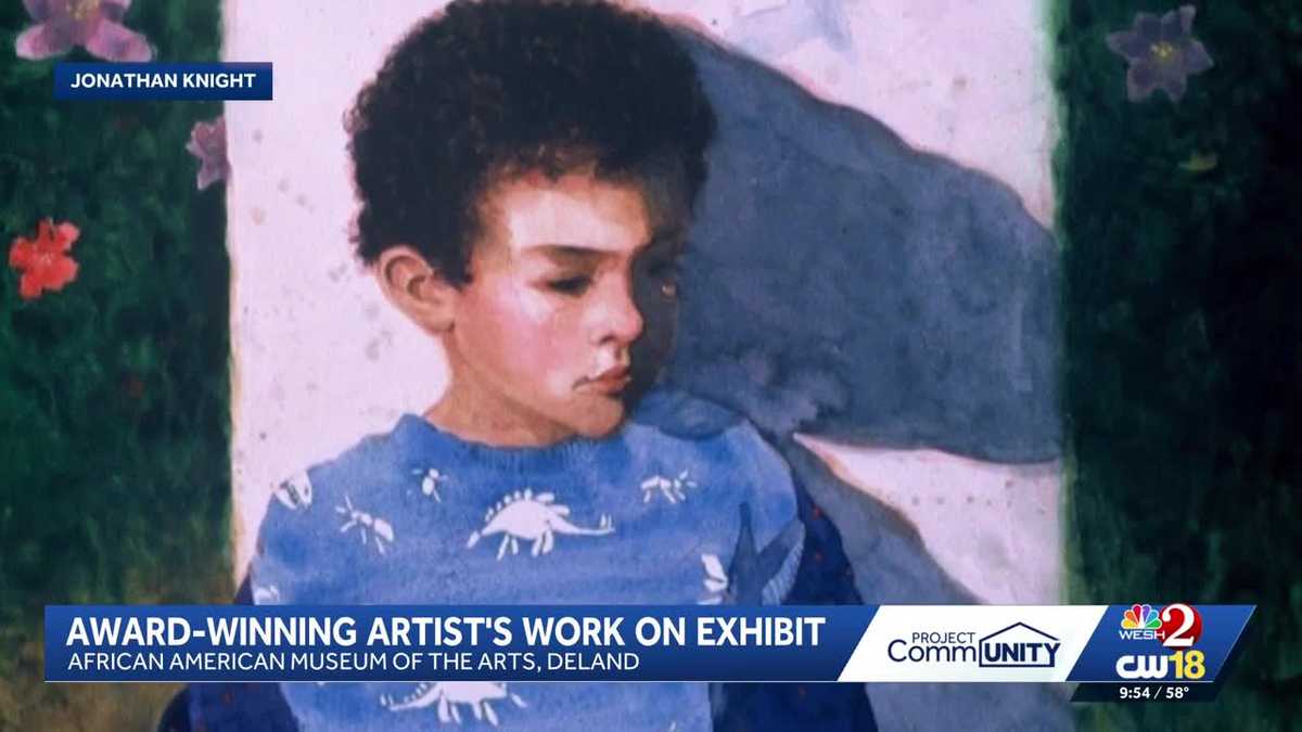 Award-winning Central Florida artist shines through solo exhibit at African American museum