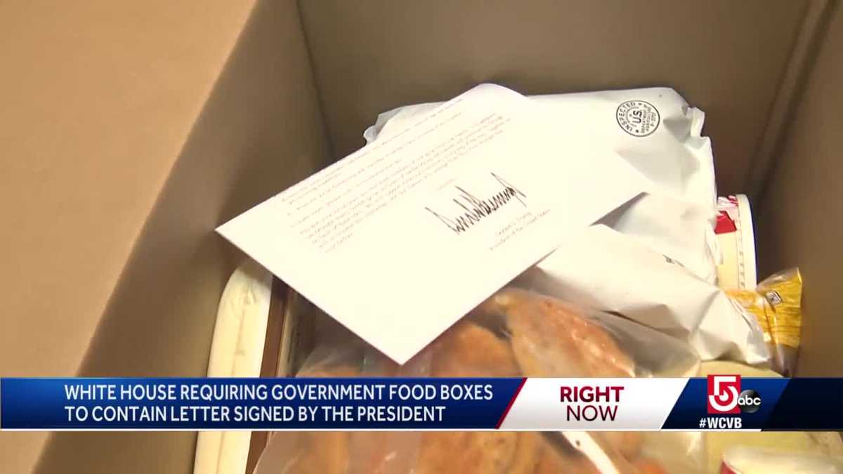  Political Ploy Walsh Says Of Trump Letters Required In Food Boxes