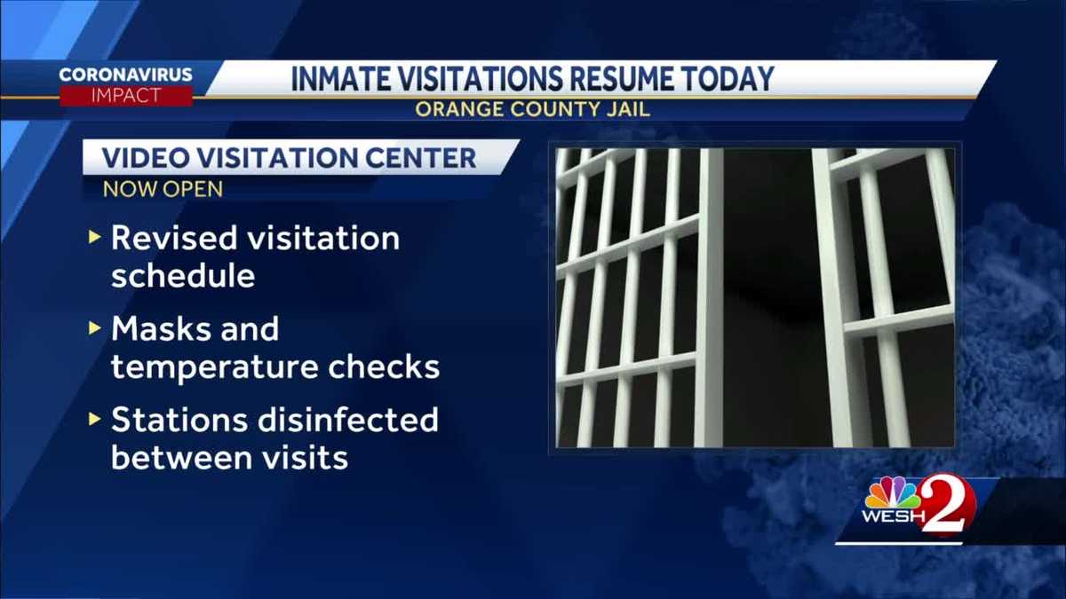 Inmate visitations resume at Orange County Jail