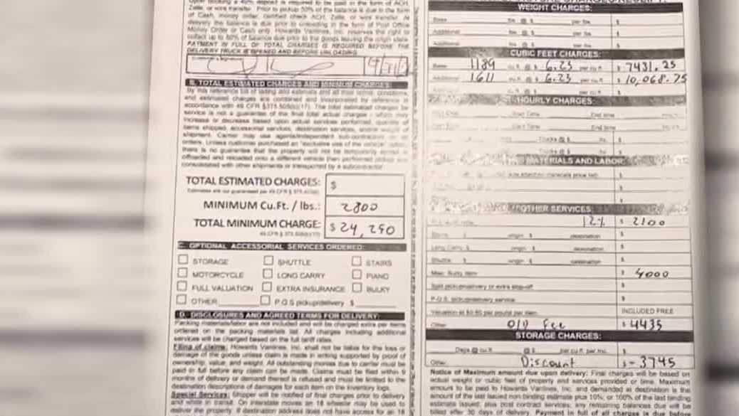 Customers track missing items to warehouse in New Jersey as complaints against moving company grow