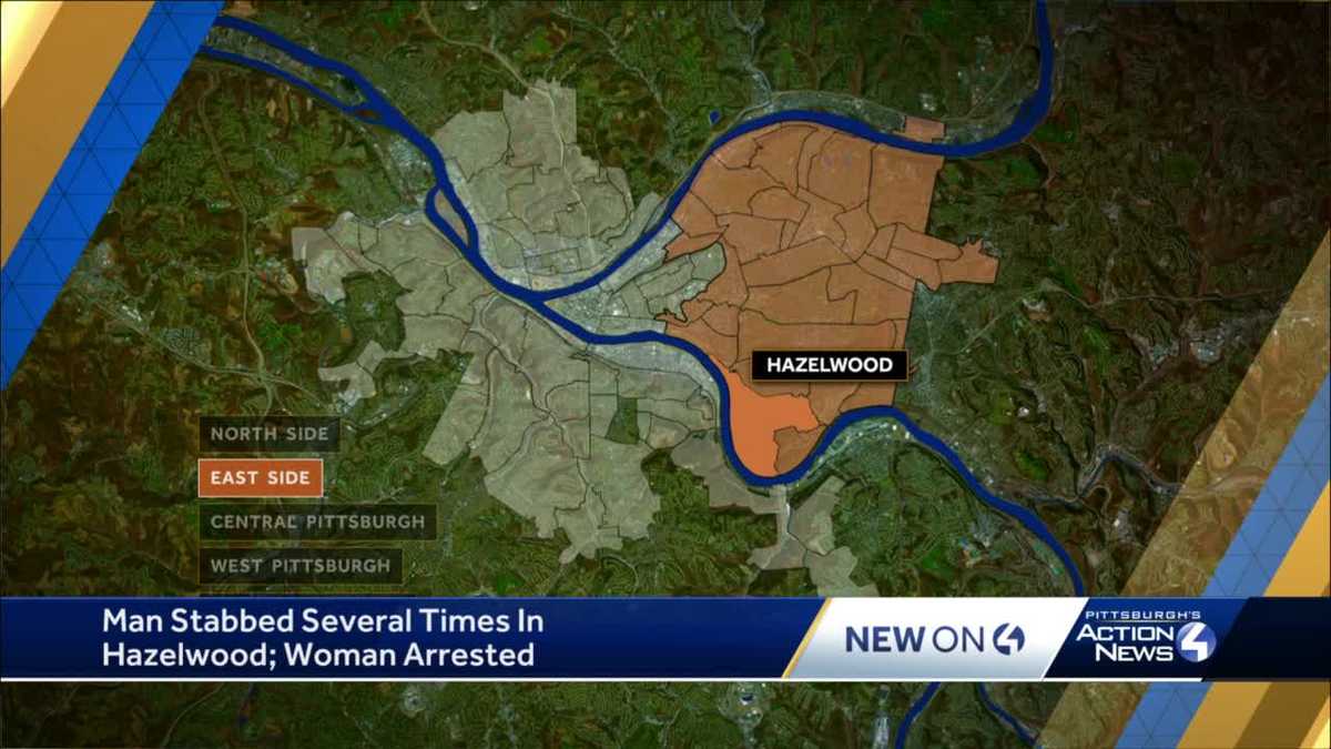 Two arrested after stabbing in Pittsburgh's Hazelwood neighborhood