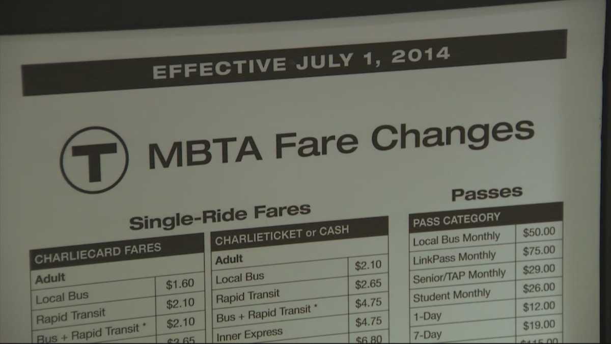 MBTA fares, RMV fees on the rise