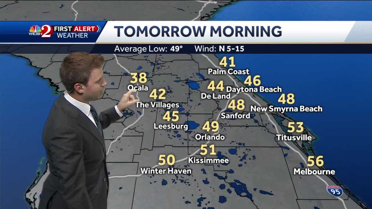 cooling expected over the next 3 days meaning