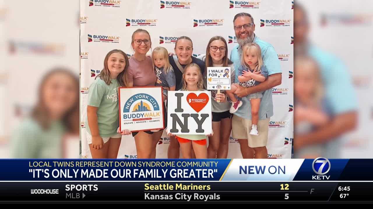 'It's only made our family greater': Gretna twins featured in Times Square
