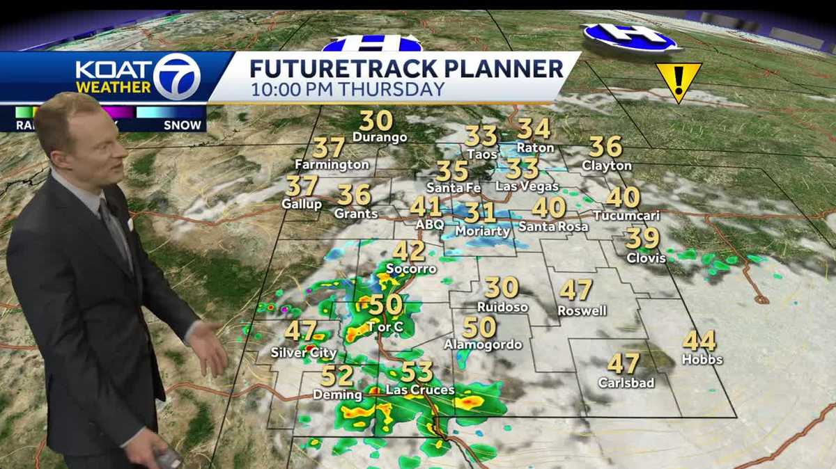 Rain & snow impact New Mexico Friday