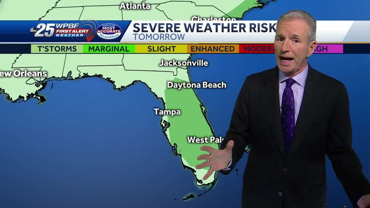 Hot with isolated strong storms