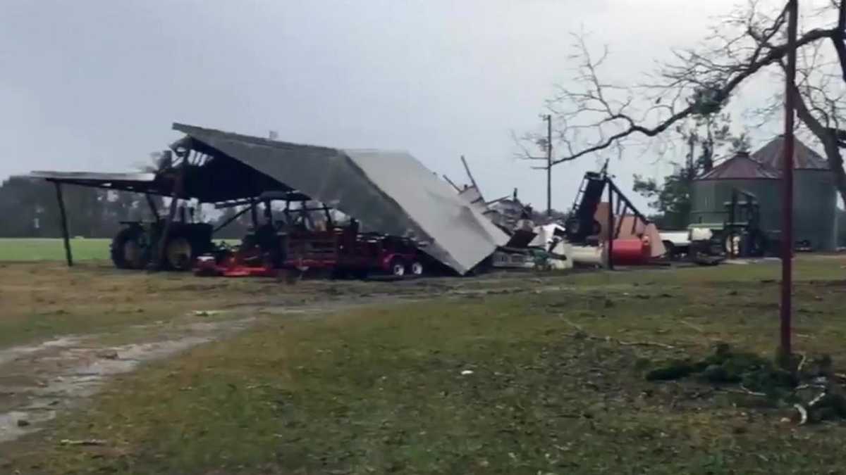 Homes In Georgia Destroyed In Storms