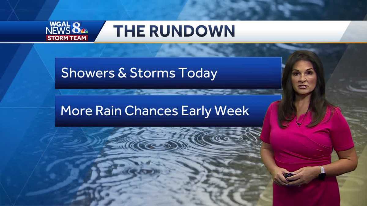 Shower & Storm Chances Followed By Fall-Like Weather
