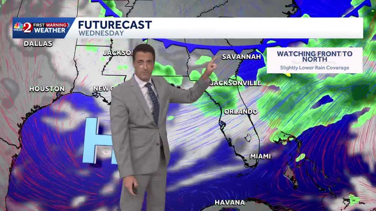 Heat Advisory for Wednesday then watching heavy rain potential late week.